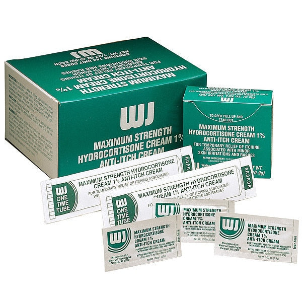 Hydrocortisone Cream, Box, 0.03 oz., PK144