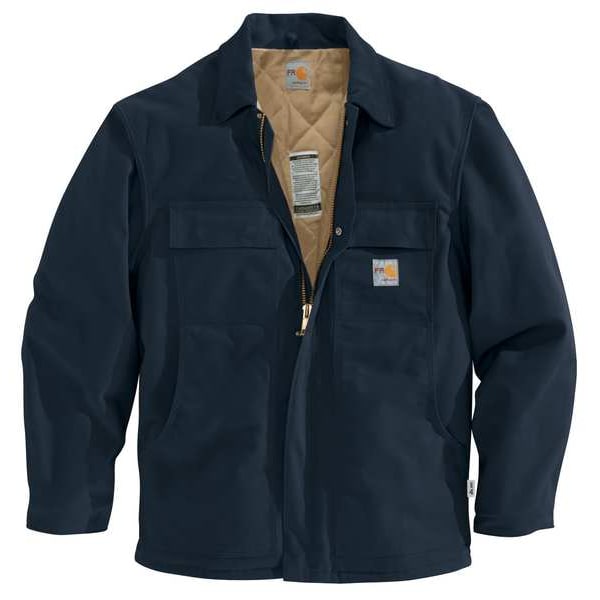 Carhartt Flame Resistant Duck Coat, Navy, 100% Cotton, 4XL