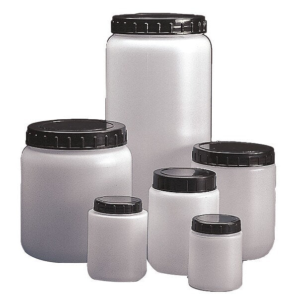 HDPE CYLNDRCL JAR W/CAP 70ML, PK10