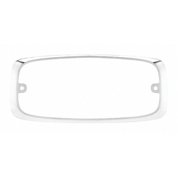 Bezel, Chrome, Poly, 7