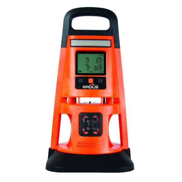 Multi-Gas Detector, 89 hr Battery Life, Orange