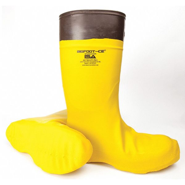 Overshoes, 2XL, Ylw, Resists Bioburden, PK50