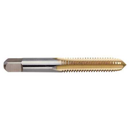 Spiral Flute Tap, #4-40, Plug, 2 Flutes, UNC