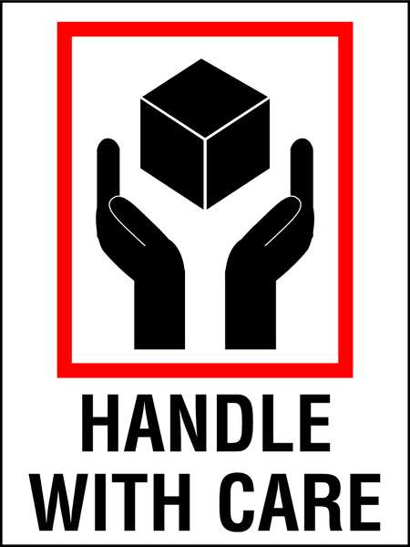 Shipping Labels, 3 In. W, 4 In. H, PK500