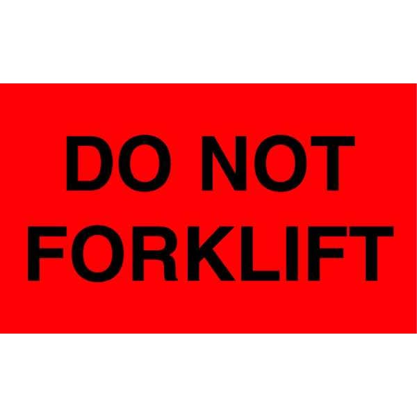 Shipping Labels, Black/Red, 5 In. W, PK500