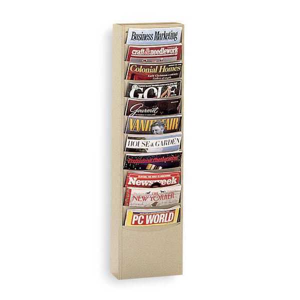 Literature Rack 11 Compartments, 13-1/8