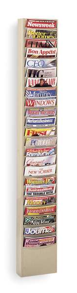 Literature Rack 20 Compartments, 13-1/8