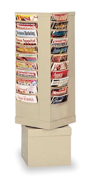 Magazine Display 44 Compartments, 14-1/8