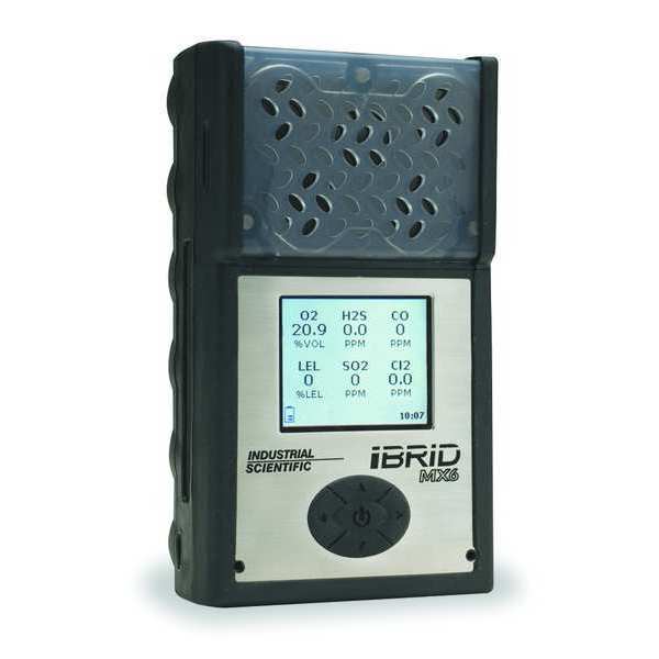Multi-Gas Detector, 10.5 hr Battery Life, Black