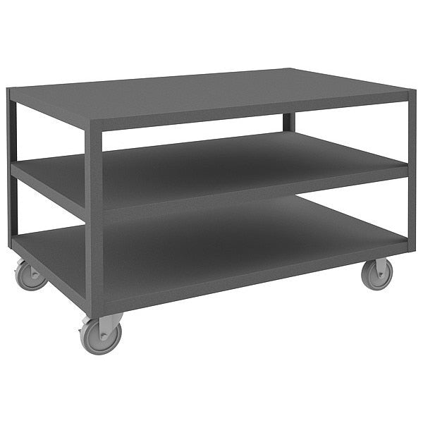 High Deck Portable Table, 3 Shelves