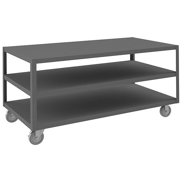 High Deck Portable Table, 3 Shelves