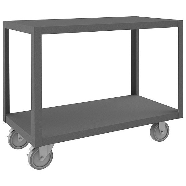 High Deck Portable Table, 2 Shelves