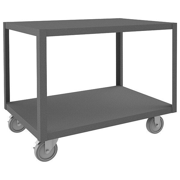 High Deck Portable Table, 2 Shelves
