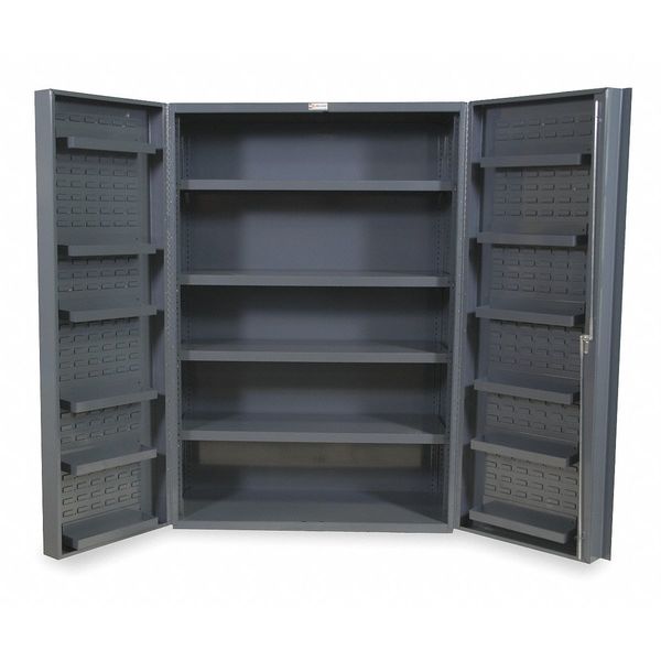 Extra-Heavy Duty Bin Cabinet, 48 in W, 72 in H, 24