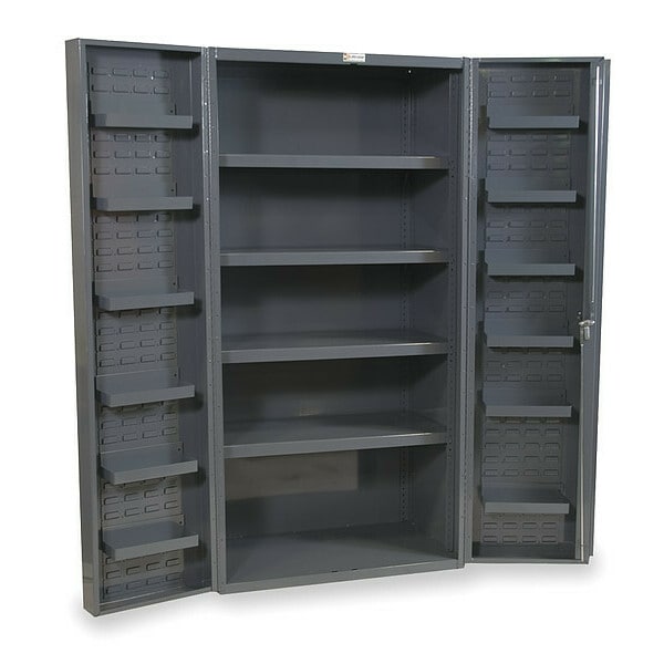 Extra-Heavy Duty Bin Cabinet, 36 in W, 72 in H, 24
