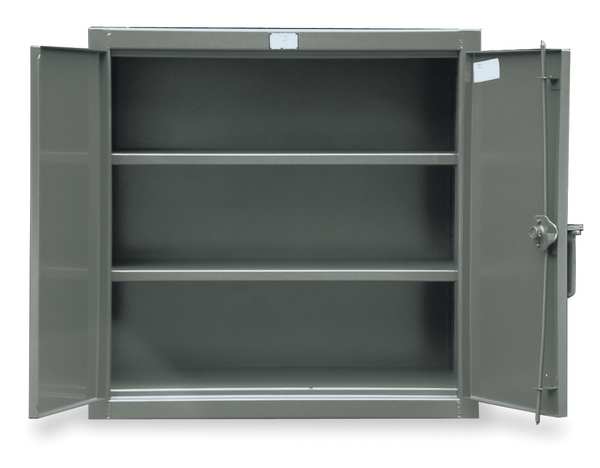 12 ga. Steel Storage Cabinet, 48 in W, 42 in H, Stationary