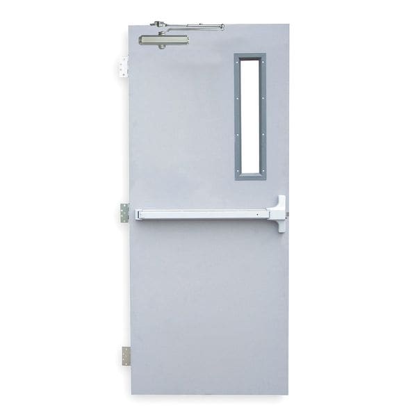 Security Door, RHR, 84 in H, 36 in W, 1 3/4 in Thick, 18 Gauge Steel, Type: 3