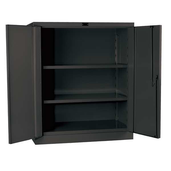 16 ga. ga. Galvannealed Steel Storage Cabinet, 36 in W, 42 in H, Stationary