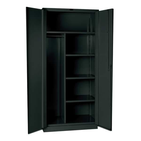 16 ga. ga. Galvannealed Steel Storage Cabinet, 60 in W, 78 in H, Stationary
