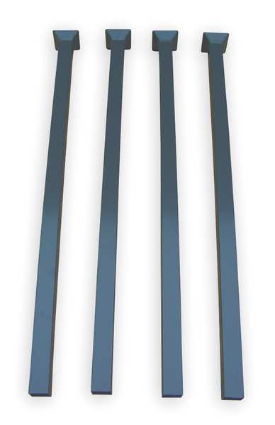 Stack Rack Post Set, 48 in., 2000 lb., PK4