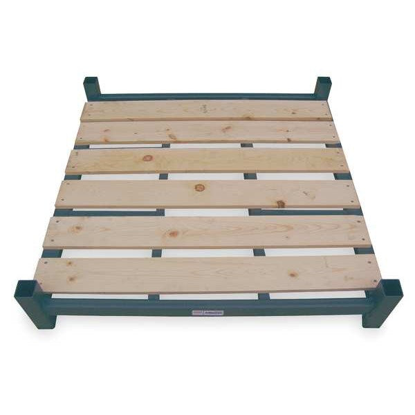 Stack Rack Base, Wood, 48x48 in., 4000 lb.
