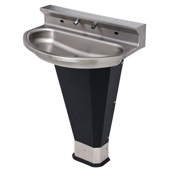 Black and Silver, Elliptical, Wash Fountain