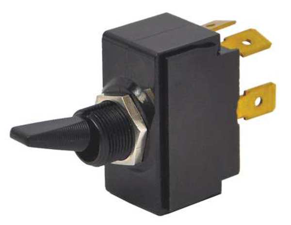 Toggle Switch, DPST, 4 Connections, On/Off, 1 1/2 hp, 10A @ 250V AC, 20A @ 125V AC