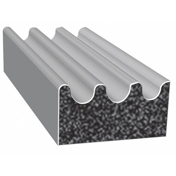Rubber Seal, Ribbed, .063