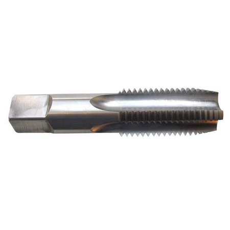 Straight Flute Hand Tap , M12-1.25 , Taper , 4 Flutes, Metric