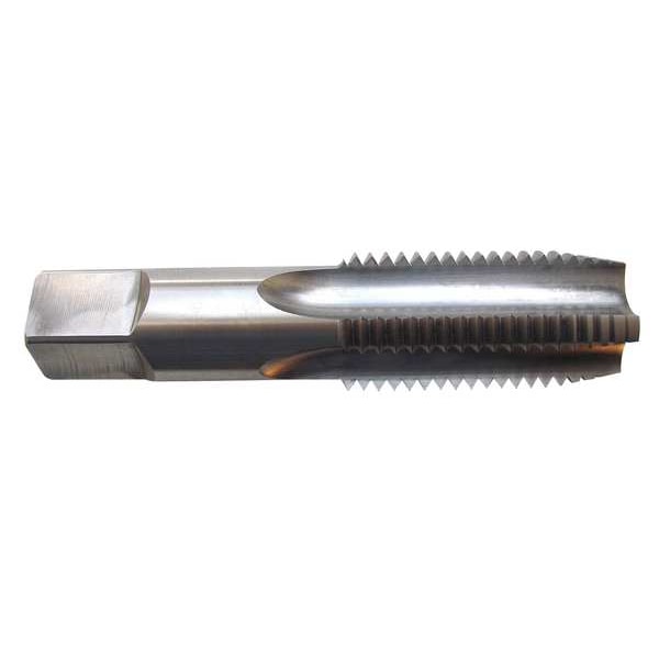 Straight Flute Hand Tap , M10-1.00 , Plug , 4 Flutes, Metric Fine