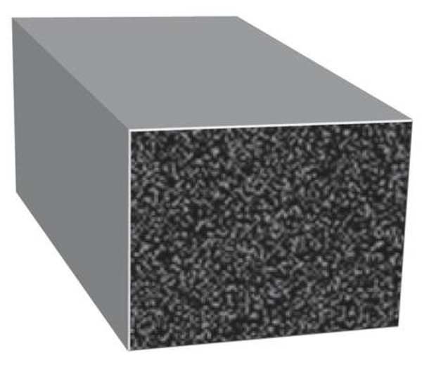 Rubber Seal, Rectangle, 0.5