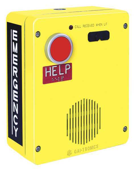 Emergency Weatherproof Telephone, 1 Button Auto Dial