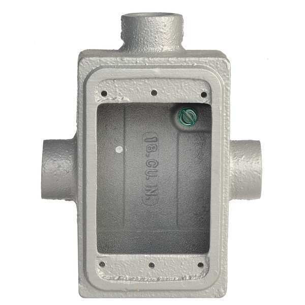 Weatherproof Box, 3Inlet, 4.56