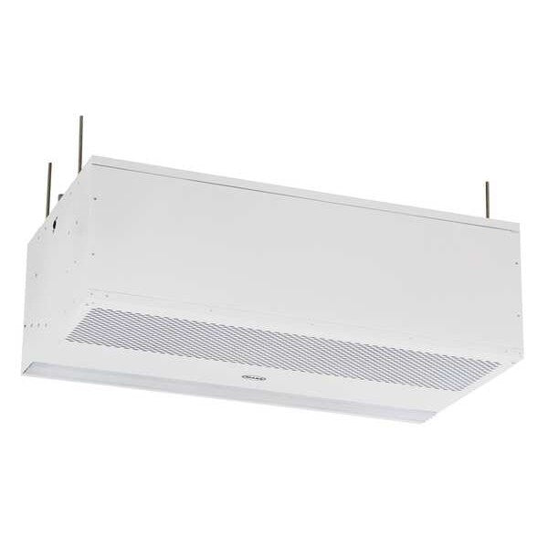 Recessed Heated Air Curtain, Aluminium