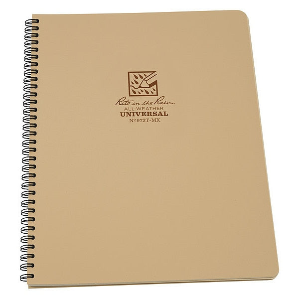 Spiral Notebook, Universal, 8-1/2 x 11 in
