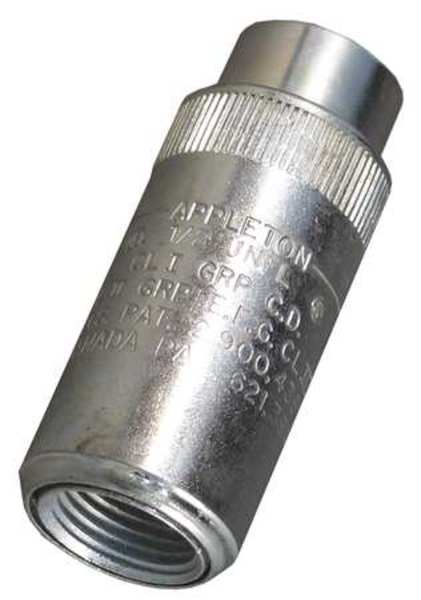 Expansion Fem Union, HazLoc, Steel, 1/2In