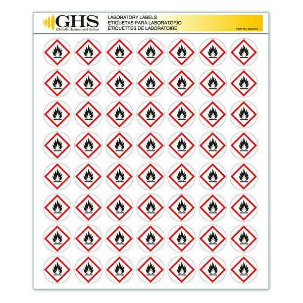 Label, Gloss Paper, Flame, PK1120