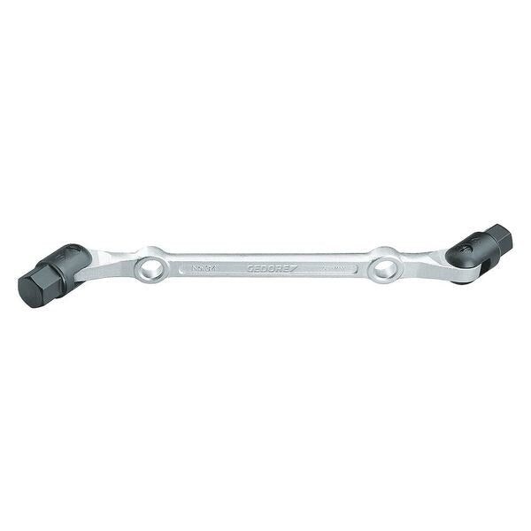 Swivel Head Double Ended Wrench, 17x19mm, Includes: Not Applicable