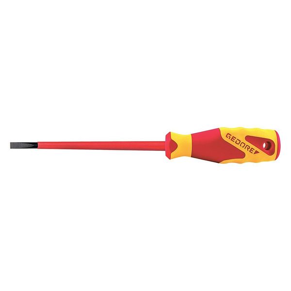 Insulated Screwdriver, Slotted, 6.5mm Slotted 6.5mm x 1.2mm