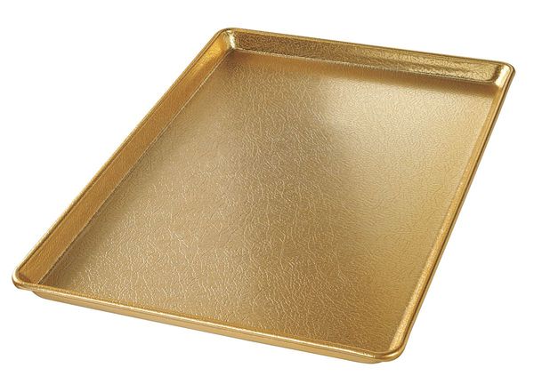 Display Pan, Gold, Aluminum, 12x18