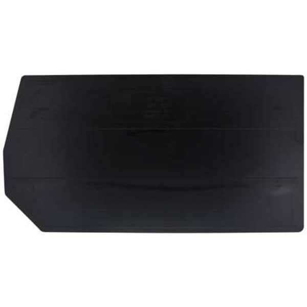 Plastic Divider, Black, 21 in L, 11 in W, 11 in H