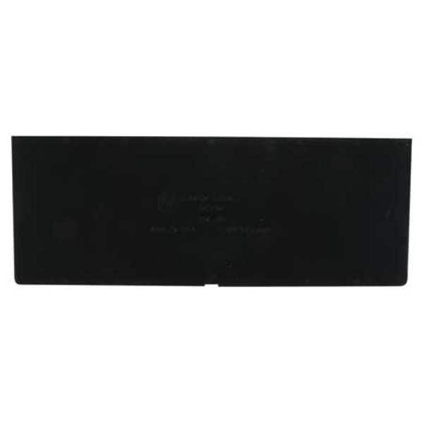 Plastic Divider, Black, 11 in L, 4 1/4 in W, 4 1/4 in H