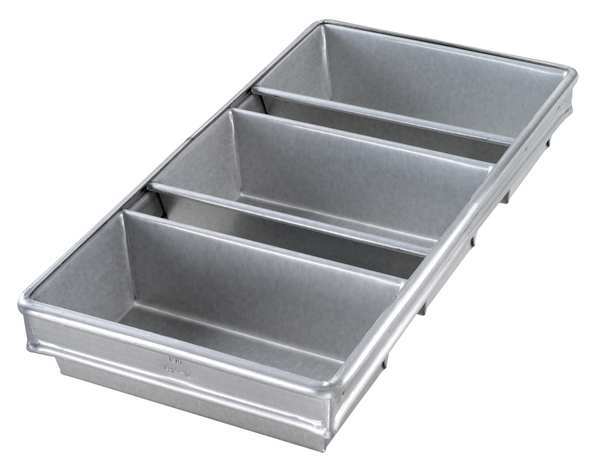 Bread Pan, 3-Strap, 8-1/2x4-1/2