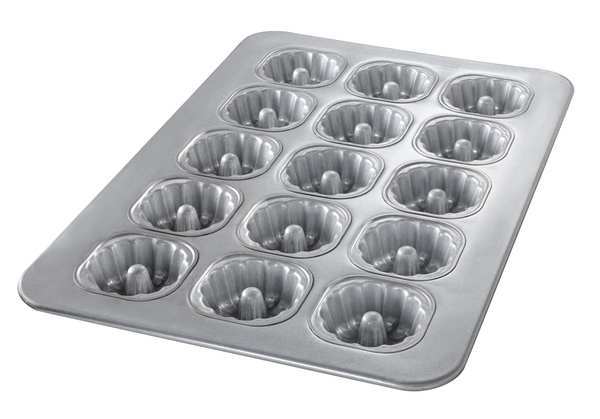 Mini Fluted Tube Cake Pan, 15 Moulds