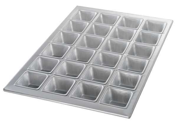 Square Muffin Pan, 24 Moulds