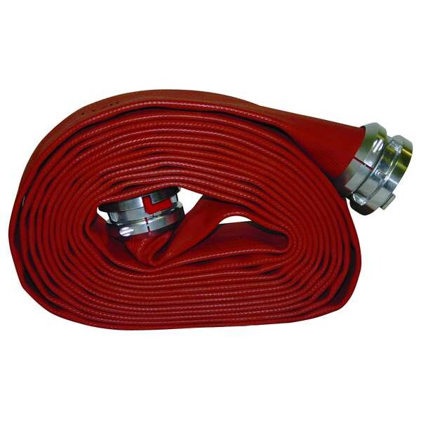 Attack Line Fire Hose, 300 psi, Red