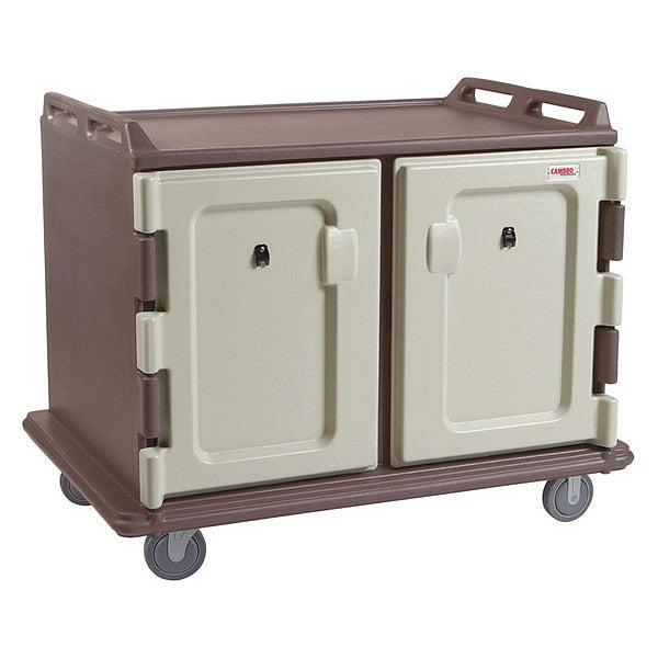 Meal Delivery Cart, 44 In. H, Granite Sand