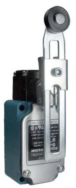 Limit Switch, Roller Lever, Rotary, 1NC/1NO, 10A @ 480V AC