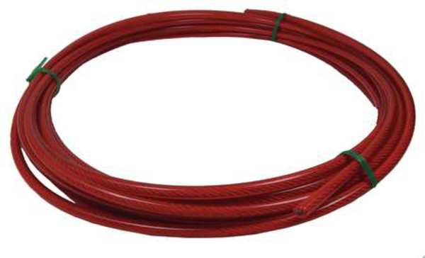 Cable Kit, Plastic Coated Steel, 25 ft. L