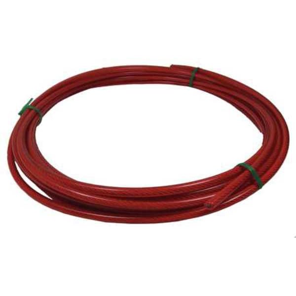 Cable Kit, Plastic Coated Steel, 100 ft. L